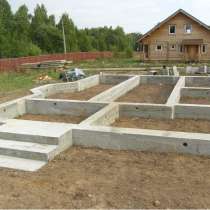Строительство фундамента под дом, баню, в Екатеринбурге