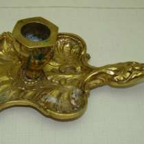 Подсвечник с ручкой винтажный декоративный (X312), в Москве