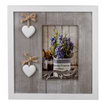 MF-6812 Фоторамка вертикальная, два сердечка, МДФ /24, в Москве