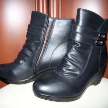 Женские черные ботинки утепленные, очень удобные, в г.Петропавловск