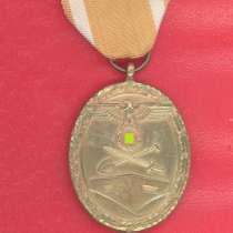 Германия 3 рейх медаль За строительство Атлантический вал, в Орле
