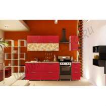 Кухонный гарнтитур СЕЛЕНА-162 " КРАСНЫЙ, в Новосибирске