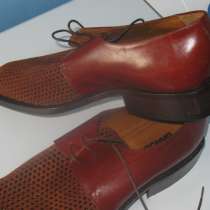 Мужские кожаные ботинки элитного бренда BRAUDE Италия, в Москве