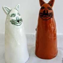 статуэтки "белая кошка, рыжий кот", в г.Иерусалим