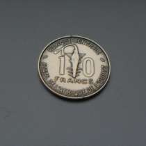 Монета 10 Франков Западная Африка 1971 год, в Москве