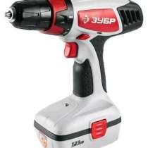 Аккумуляторная дрель-шуруповерт ЗУБР ЗДА-12-2 КИ, в г.Тирасполь