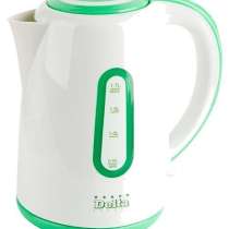 Чайник электрический Delta DL-1080 бело-зеленый 1.7л, в г.Тирасполь