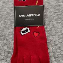 Karl Lagerfeld Paris красные перчатки, в Москве