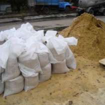 Песок в мешках (крупно и мелкозернистый 45-50 кг.), в Краснодаре