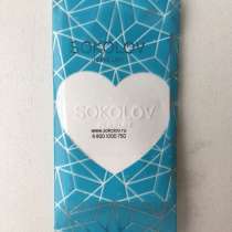 Кулон подвеска серебро камень swarovski сваровски белый soko, в Москве