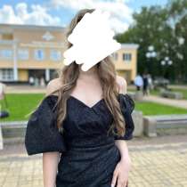 Вечернее платье черное, блестящее 42 размера, в Чехове