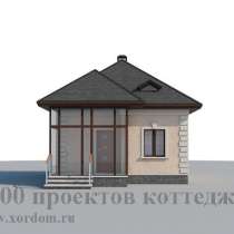Строительство кирпичного дома с мансардой 6 x 6,6, в Москве
