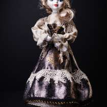 Коллекционная кукла в стилизованных нарядах ручной работы, в Колпино