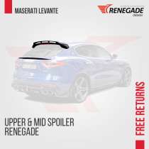 Upper and mid spoiler Para Maserati Levante 2017-2018, в г.Гояния
