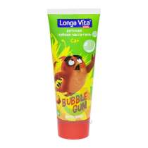 Зубная паста-гель Longa Vita Angry Birds Bublle Gum 75г для детей от 3х лет, в Москве