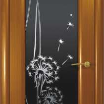 Дверь межкомнатная Шторм-3 Гламур Одуванчик, шпон Анегри, в Новосибирске