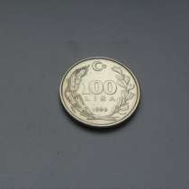 Монета 100 Лир 1990 год Турция, в Москве