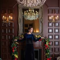 Синее бархатное платье от KUTUZOV, в Санкт-Петербурге