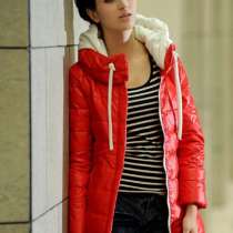 Женская утепленная куртка красная,разм. 42-44., в Санкт-Петербурге