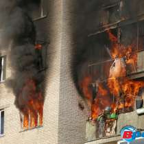Чистка после пожара, в Нижневартовске