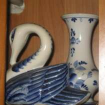 Фигурка Лебедь.Гжель, в Москве