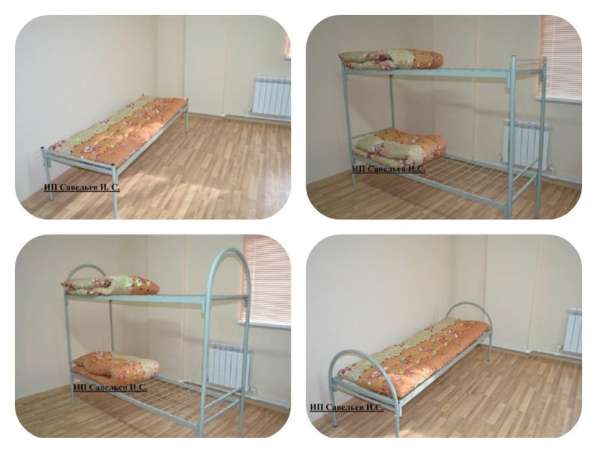Кровати для строителей, металлические, надежные