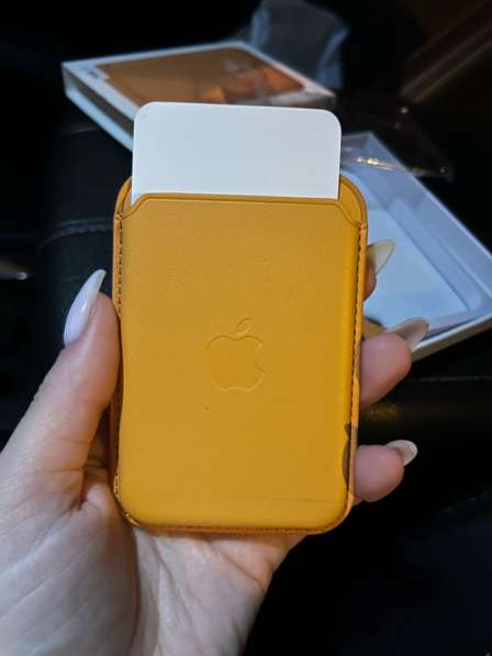 Чехол-бумажник Apple MagSafe для iPhone, кожа в Люберцы фото 6
