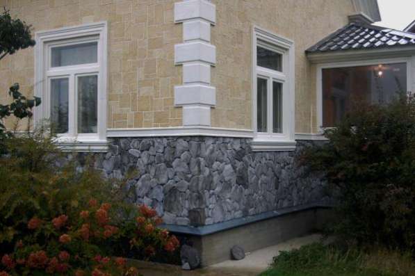 Отделка фасадов домов искусственным камнем в Чите в Чите фото 6