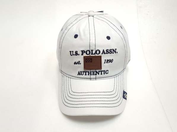 Кепка бейсболка U. S. Polo assn. Authentic (белая) в Москве