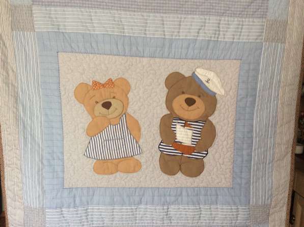 Лоскутное одеяло-покрывало для малышей в Омске фото 4