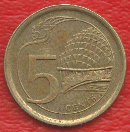 Сингапур 5 центов 2013 г