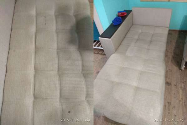 Выездная химчистка мягкой мебели и матрасов в Санкт-Петербурге фото 4