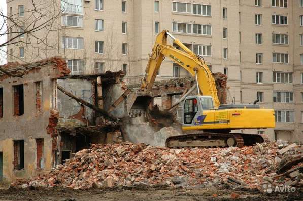 Аренда экскаватора, демонтаж, снос, рытьё в Новосибирске фото 5