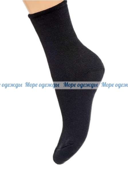 Носки мужские без резинки укороченные Н-210 черного цвета в Москве