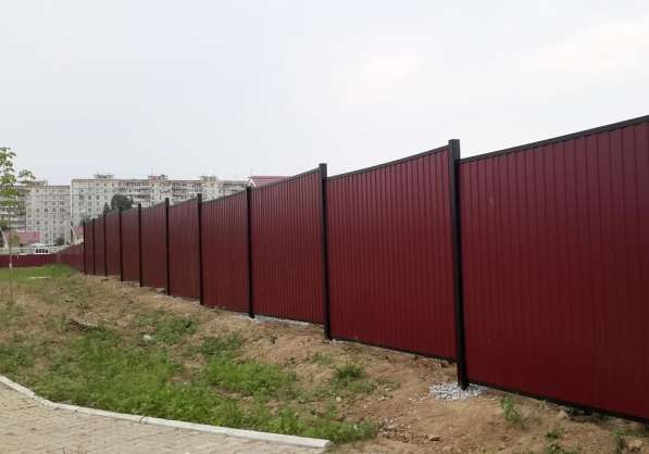 Забор из профнастила в Севастополе фото 7