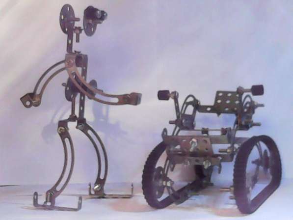 Мини-конструктор собери робота своими руками в фото 18