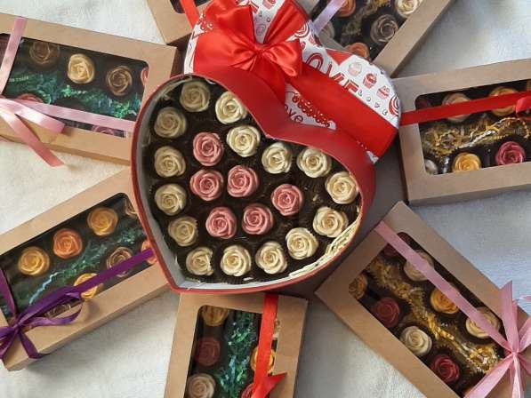 Съедобные букеты из бельгийского шоколада в Казани фото 11