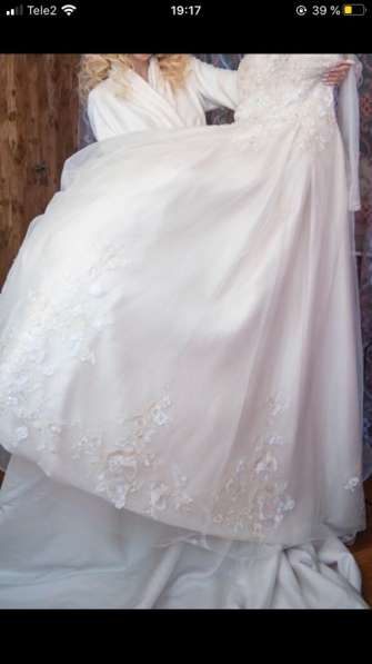 Шикарное свадебное платье в Химках фото 3