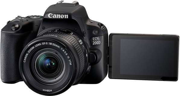 Canon EOS 200D kit (18-55mm) EF-S IS STM black в фото 3