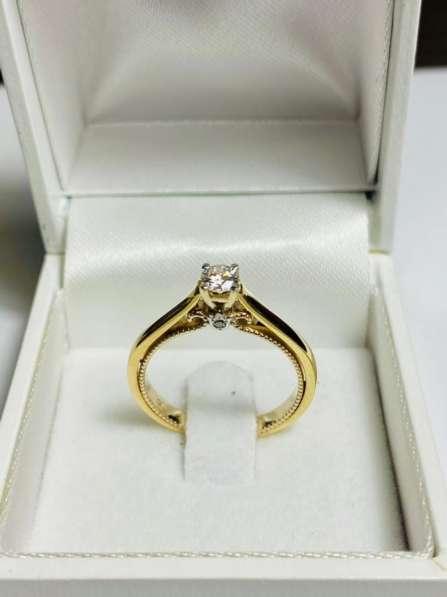 Кольцо золотое с бриллиантами в Калининграде фото 4