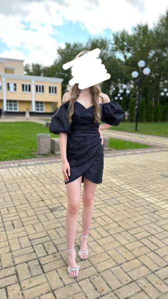 Вечернее платье черное, блестящее 42 размера в Чехове фото 5