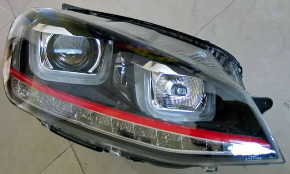 Тюнинг фары передняя оптика Volkswagen Golf 7 в фото 6