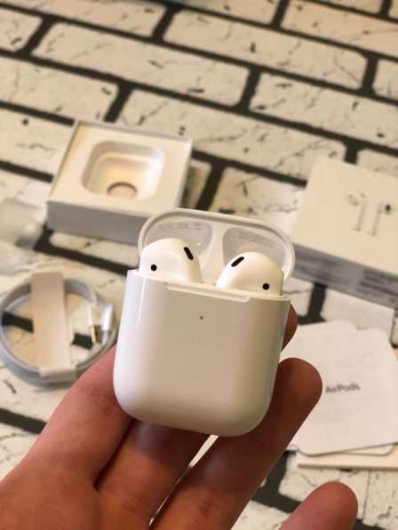 Беспроводные наушники AirPods 2 Люкс в Краснодаре фото 4