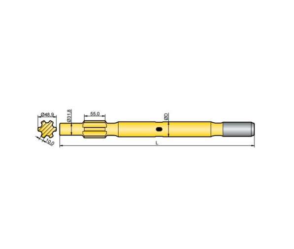 Хвостовик аналог Furukawa HD 90