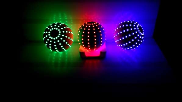 LED Светильник - Шары цветомузыкальные