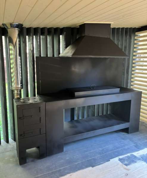 Беседка с мангалом в Новосибирске фото 3