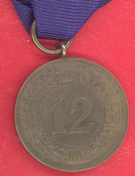 Германия 3 рейх Медаль 12 лет выслуги в Вермахте в Орле фото 13