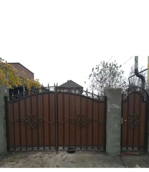 Ворота кованые, калиткию в Ростове-на-Дону фото 5