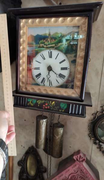 Часы настенные ходики, в деревянном корпусе, старинные в Ставрополе фото 4