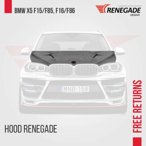 Custom hood for BMW X5 F15 F85 X6 F16 F86 2013-2018